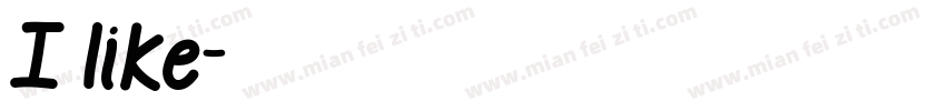 I like字体转换